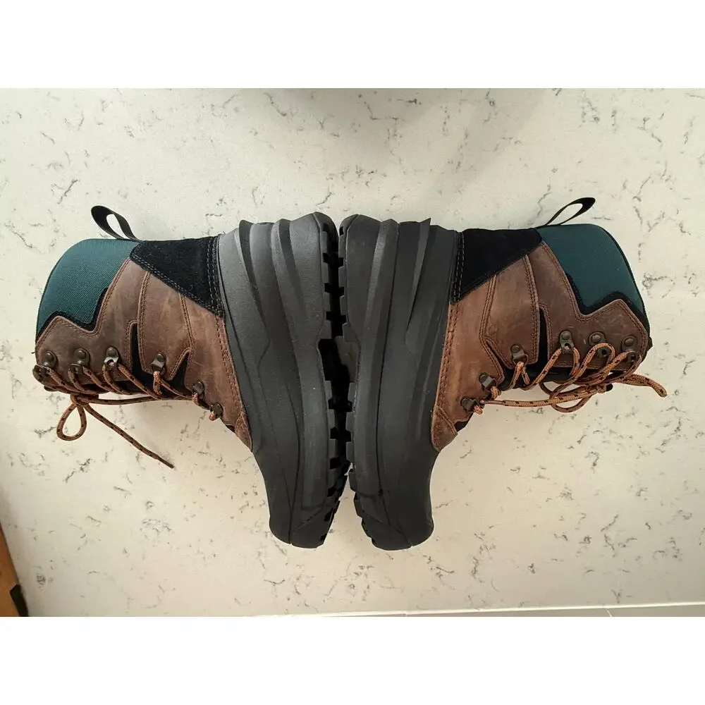 North Face Mens 10 Chilkat V 400 Brown Hiking Winter Waterproof Boots